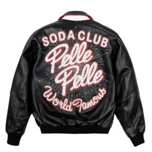 Pelle Pelle Soda Club World Famous Black Jacket
