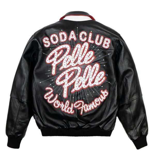 Pelle Pelle Soda Club World Famous Black Jacket