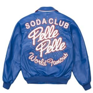 Pelle Pelle Soda Club World Famous Blue Jacket