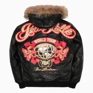 Pelle Pelle World Tour Hooded Black Jacket