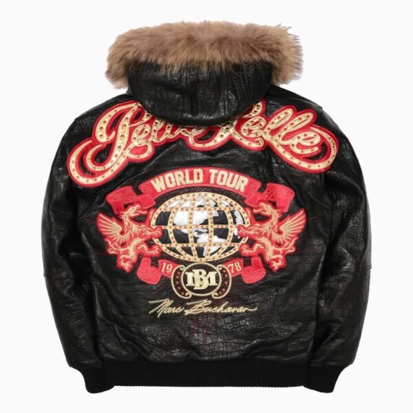 Pelle Pelle World Tour Hooded Black Jacket