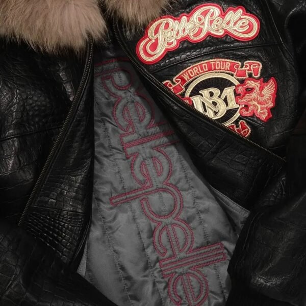 Pelle Pelle World Tour Hooded Black Jacket