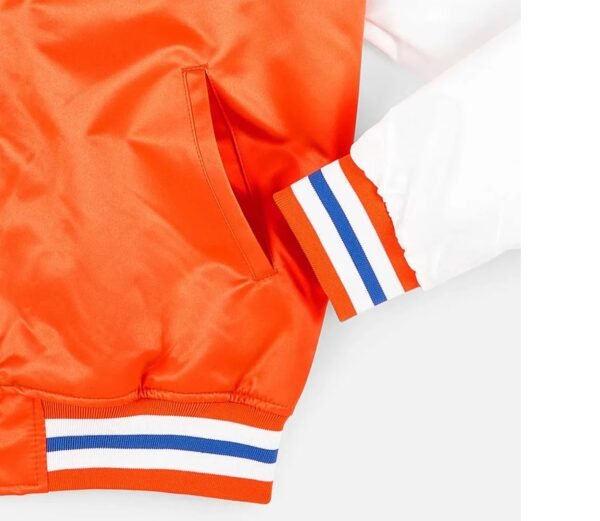 Prime Time NY Knicks Orange and White Jacket