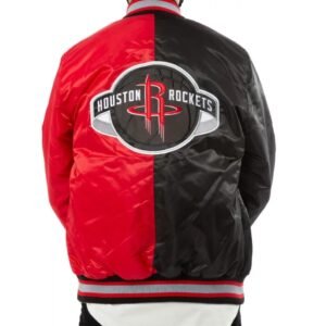 Houston Rockets Red and Black Jacket.