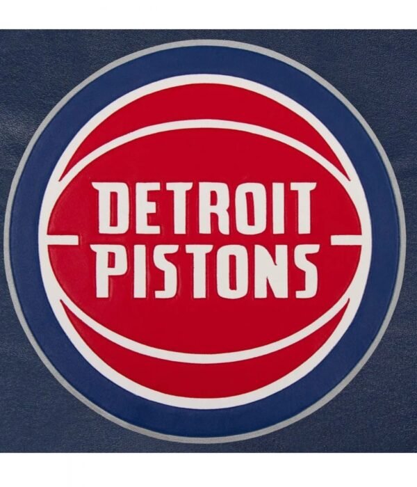 Varsity Detroit Pistons Navy Blue Wool Jacket