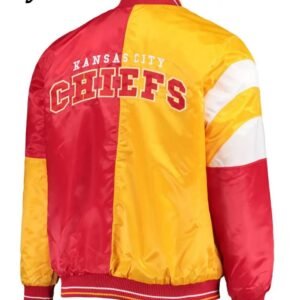 Varsity Kansas City Chiefs Satin Jacket