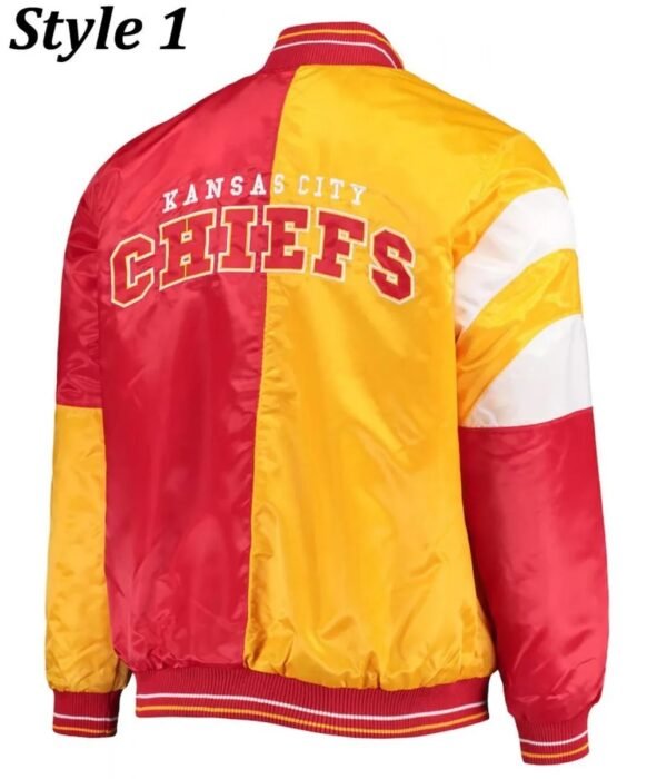 Varsity Kansas City Chiefs Satin Jacket