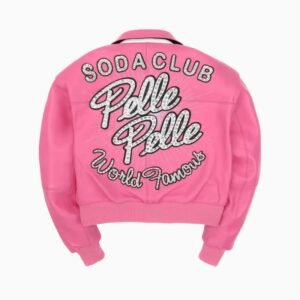 Womens World Famous Soda Club Leather Jacket