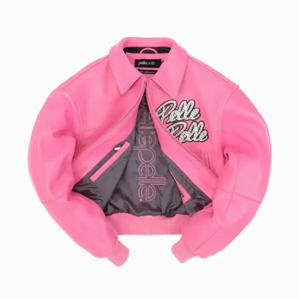 Womens World Famous Soda Club Leather Jacket
