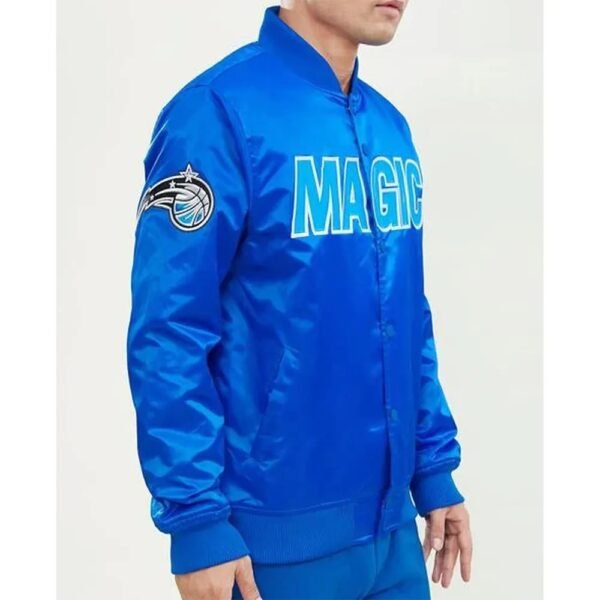 Wordmark Orlando Magic Royal Satin Jacket