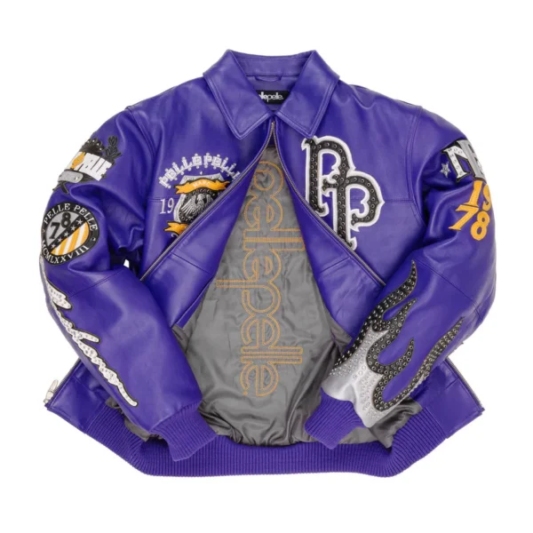 World Famous Pelle Pelle Purple Jacket
