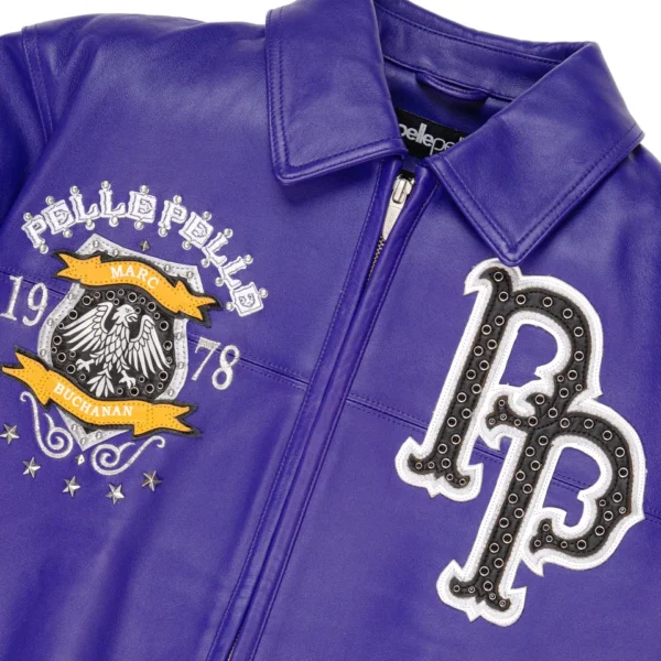World Famous Pelle Pelle Purple Jacket