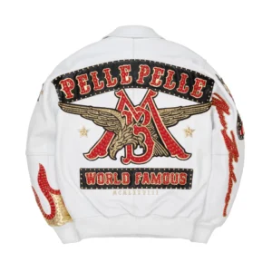 World Famous Pelle Pelle White Jacket