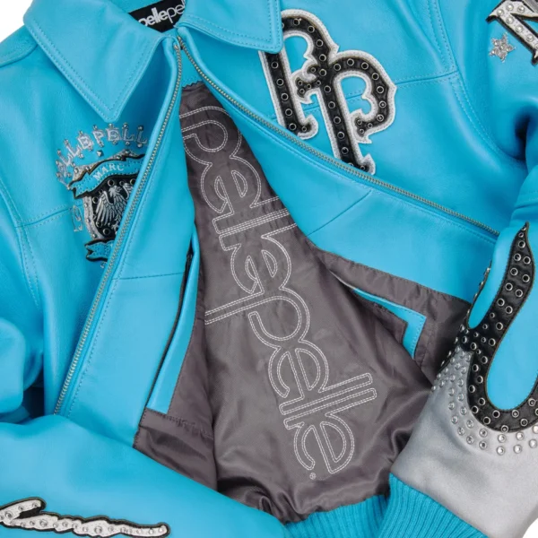 World Famous Pelle Pelle Womens Sky Blue Jacket