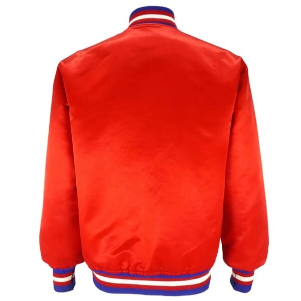 76ers Philadelphia Sixers Vintage Red Jacket