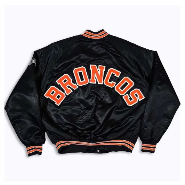 80s Denver Broncos Black Bomber Jacket