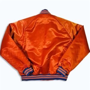 80s Denver Broncos Orange Bomber Jacket