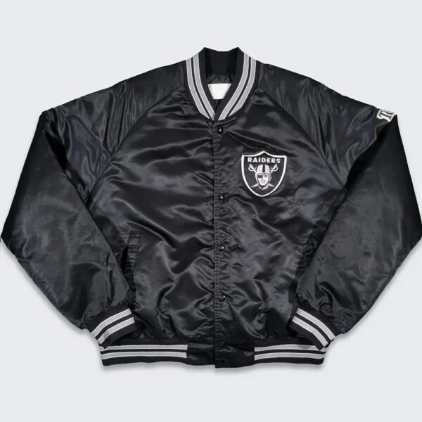 80s Los Angeles Raiders Bomber Varsity Jacket