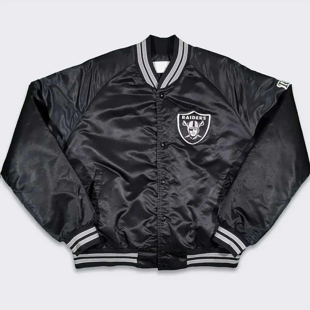 80s Los Angeles Raiders Bomber Varsity Jacket