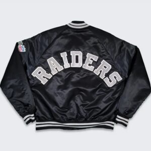 80s Los Angeles Raiders Bomber Varsity Jacket