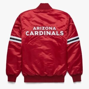 Arizona Cardinals Satin Varsity Jacket