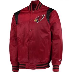 Arizona Cardinals Starter Prime Time Twill Full Snap Jacket