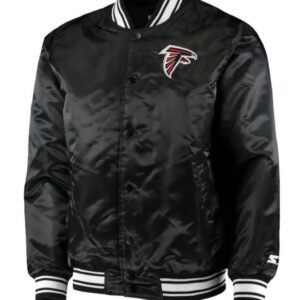 Atlanta Falcons Satin Black Starter Jacket