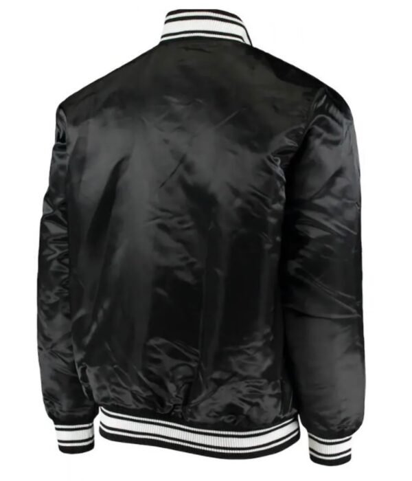 Atlanta Falcons Satin Black Starter Jacket