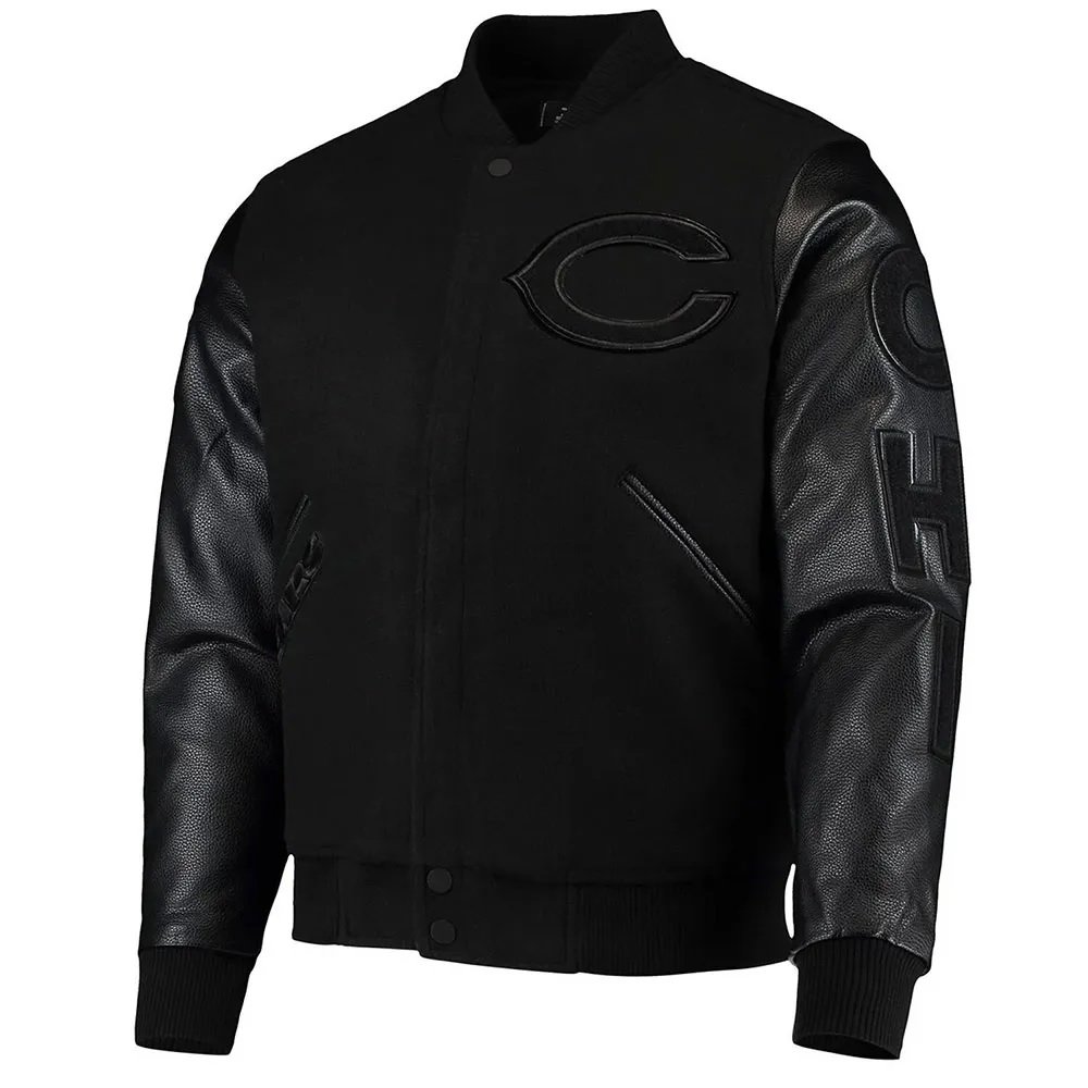 Chicago Bears Logo Varsity Jacket