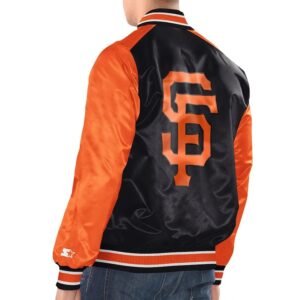 San Francisco Giants Renegade Varsity Satin Jacket