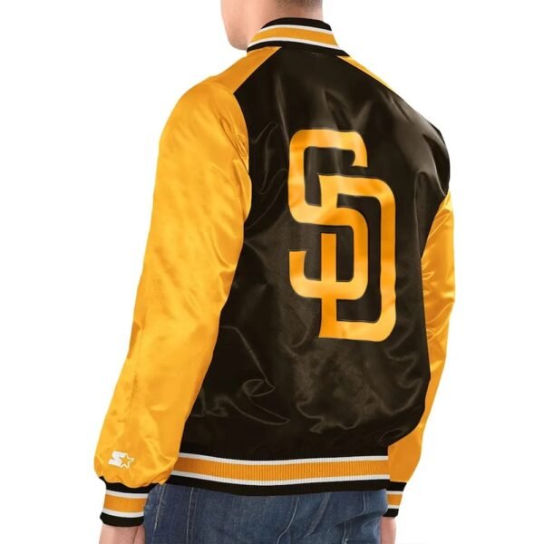 San Diego Padres Renegade Varsity Satin Jacket