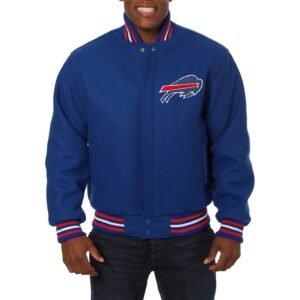 Buffalo Bills Blue Wool Varsity Jacket