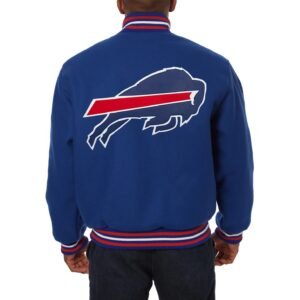 Buffalo Bills Blue Wool Varsity Jacket