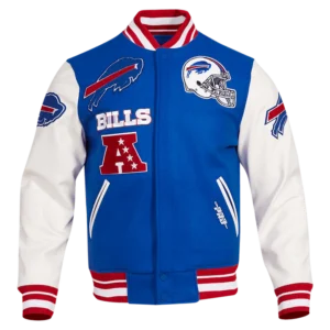 Buffalo Bills Mash Up Wool Varsity Jacket