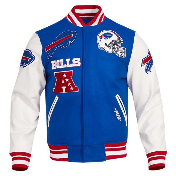 Buffalo Bills Mash Up Wool Varsity Jacket
