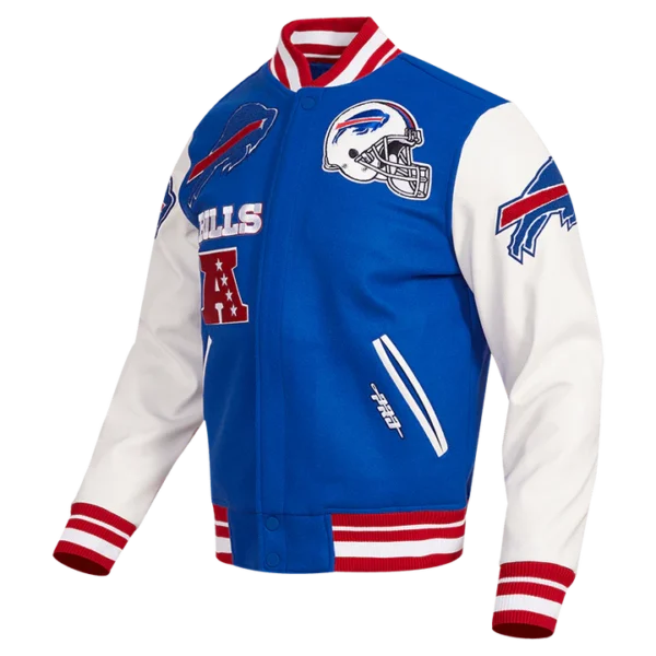 Buffalo Bills Mash Up Wool Varsity Jacket