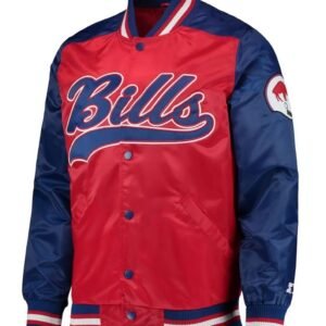 Buffalo Bills The Tradition Team Full-Snap Varsity Satin Jacket