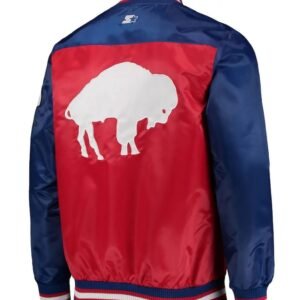 Buffalo Bills The Tradition Team Full-Snap Varsity Satin Jacket