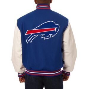 Buffalo Bills Wool & Leather Varsity Jacket