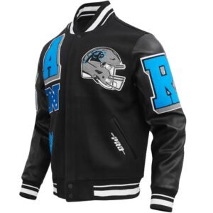 Carolina Panthers Mashup Varsity Jacket