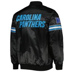 Carolina Panthers Pick and Roll Satin Jacket