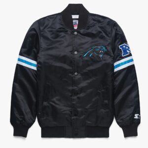 Carolina Panthers Satin Varsity Jacket