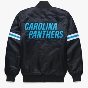Carolina Panthers Satin Varsity Jacket