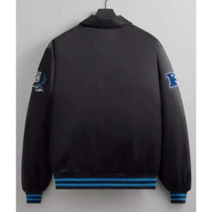 Carolina Panthers Shirt Collar Bomber Jacket
