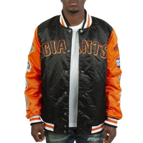 Champs Patches San Francisco Giants Satin Jacket