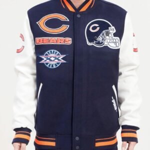 Chicago Bears Mash Up Wool Varsity Jacket