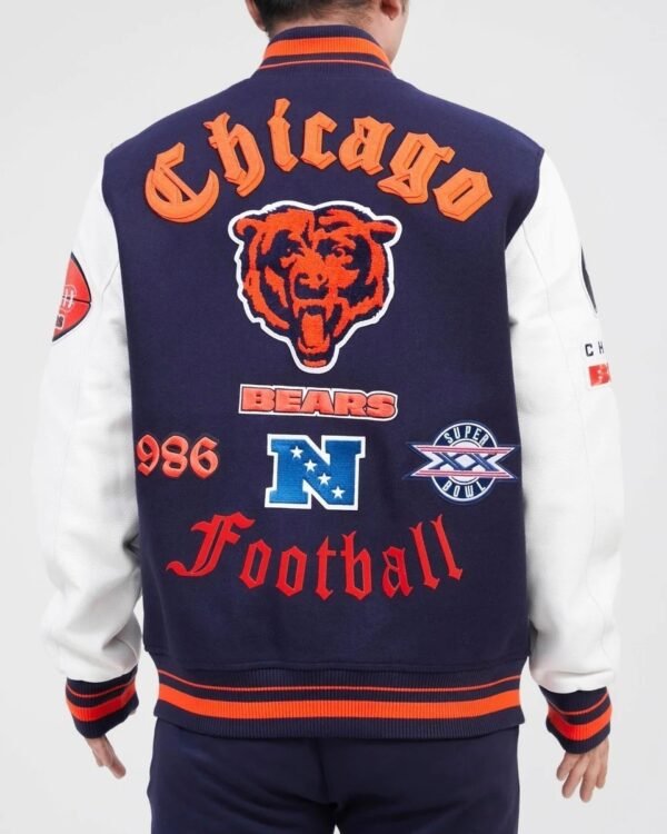 Chicago Bears Old English Varsity Jacket