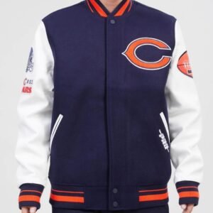 Chicago Bears Old English Varsity Jacket