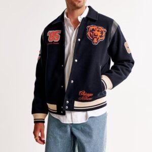 Chicago Bears Varsity Bomber Jacket