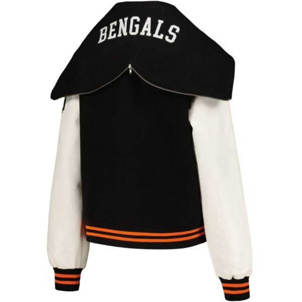 Cincinnati Bengals Sailor Full-Snap Hooded Varsity Jacket